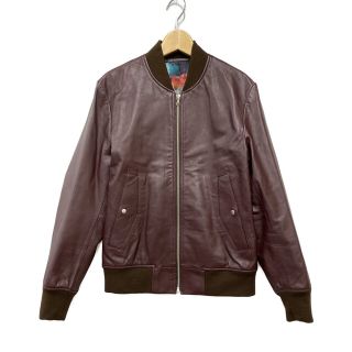 定価162,000円 Paul Smith レザーライダースjkt ポールスミス