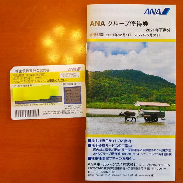 ANA(全日本空輸)(エーエヌエー(ゼンニッポンクウユ))のANA 全日空の株主優待券 チケットの優待券/割引券(その他)の商品写真