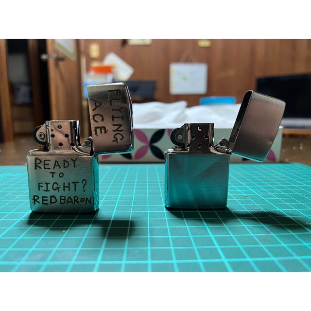 ZIPPO(ジッポー)のZippo 2点セット 1982製ジッポー Zippo Armor メンテ済み品 メンズのファッション小物(タバコグッズ)の商品写真