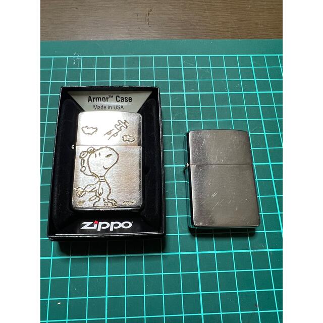 ZIPPO(ジッポー)のZippo 2点セット 1982製ジッポー Zippo Armor メンテ済み品 メンズのファッション小物(タバコグッズ)の商品写真