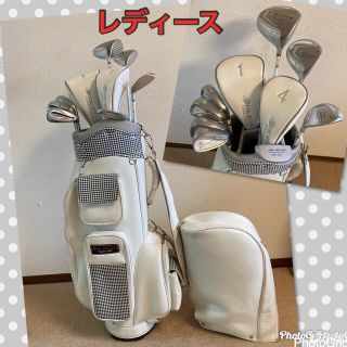 人気‼️【良品】レディース ゴルフクラブセット★ゴルフセット　キャディバッグ付(クラブ)