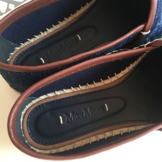 上質で快適 38は最後の1点!! Max Mara ワンピース デニム Max ロゴ