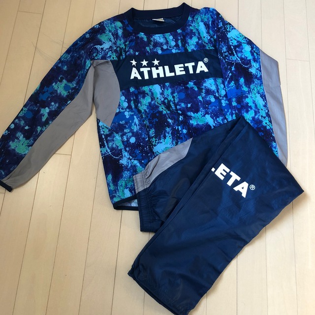 美品　ATHLETA アスレタ　ピステ　シャカシャカジャージ　上下　150