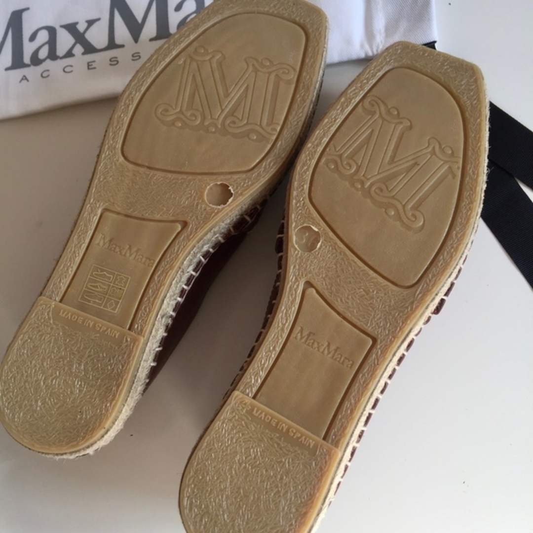 BIG SALE! Max Mara 上質ナッパレザー エスパドリーユ 36 【特別セール