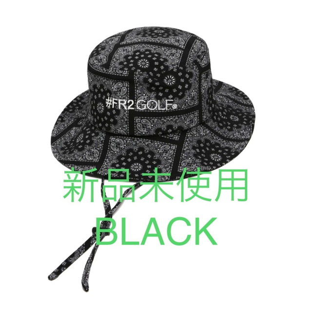 FR2GOLF Embroidery Logo Paisley Hat  ハット