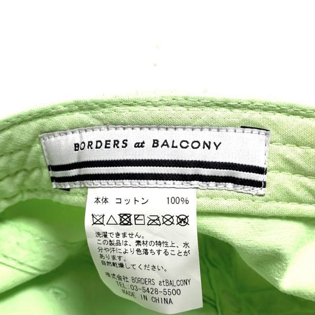 BORDERS at BALCONY(ボーダーズアットバルコニー)のボーダーズアットバルコニー キャップ - レディースの帽子(キャップ)の商品写真