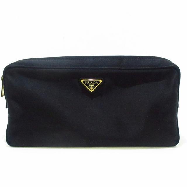 売れ筋ランキングも PRADA 2022SS 黒 1RU003 ポーチ美品 プラダ ...