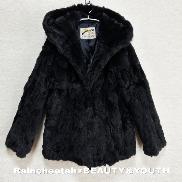 【BEAUTY&YOUTH 】Raincheetah別注 ラビットファー コート