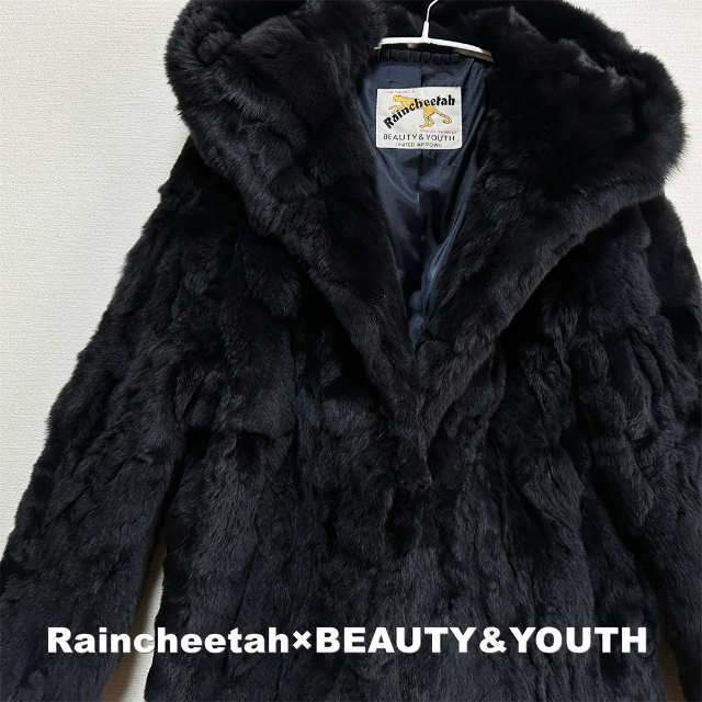 BEAUTY&YOUTH UNITED ARROWS(ビューティアンドユースユナイテッドアローズ)の【BEAUTY&YOUTH 】Raincheetah別注 ラビットファー コート レディースのジャケット/アウター(毛皮/ファーコート)の商品写真