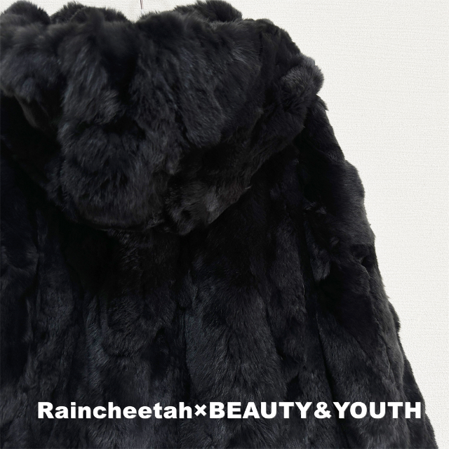 BEAUTY&YOUTH UNITED ARROWS(ビューティアンドユースユナイテッドアローズ)の【BEAUTY&YOUTH 】Raincheetah別注 ラビットファー コート レディースのジャケット/アウター(毛皮/ファーコート)の商品写真