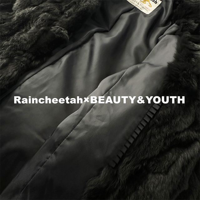 【BEAUTY&YOUTH 】Raincheetah別注 ラビットファー コート