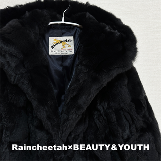 【BEAUTY&YOUTH 】Raincheetah別注 ラビットファー コート