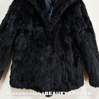 【BEAUTY&YOUTH 】Raincheetah別注 ラビットファー コート