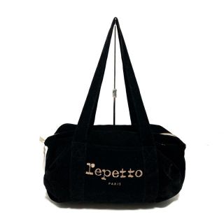 repetto - レペット ショルダーバッグ 黒 スエードの通販 by ブラン ...
