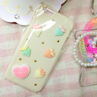 スイマー(SWIMMER)の♡ミルキー苺ちゃんiPhone6ケース(iPhoneケース)