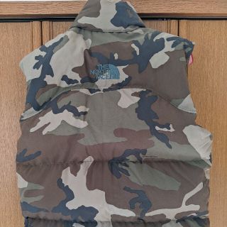ノースフェイス(THE NORTH FACE) ダウンベスト(メンズ)(グリーン