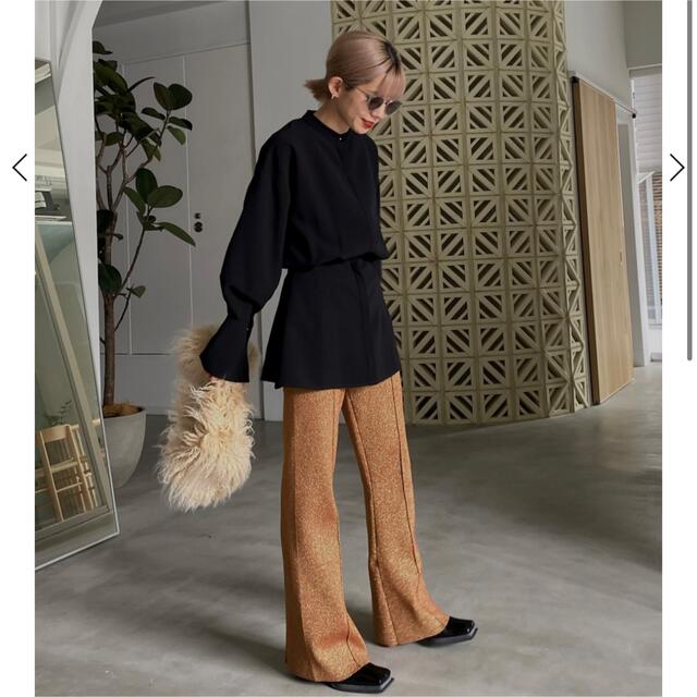 Ameri（アメリ）の「UND WAIST BLOUSING BLOUSE（シャツ