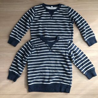 ムジルシリョウヒン(MUJI (無印良品))の無印良品　長袖同色を2枚　サイズ100(Tシャツ/カットソー)