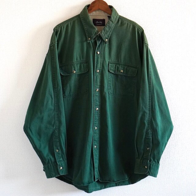 90s  オーバーサイズ ワークシャツ XXL グリーン vintage