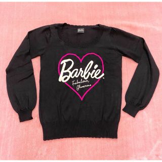 バービー(Barbie)のバービー♡ニット スカラップ ハート ロゴ(ニット/セーター)