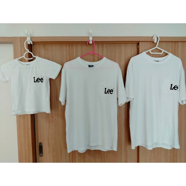 LEE 　親子　3人　おそろいTシャツ