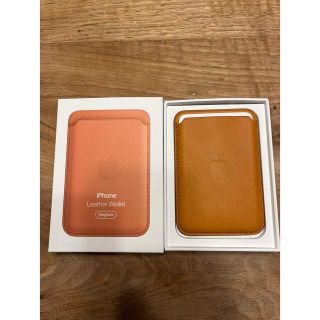 MagSafe対応iPhoneレザーウォレット - ゴールデンブラウンの通販 by