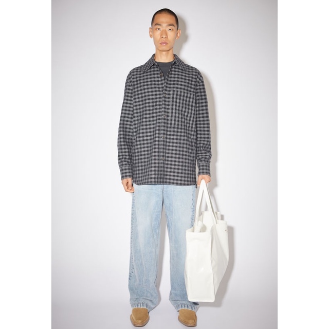 ブルゾン acne studios アクネ チェック シャツ
