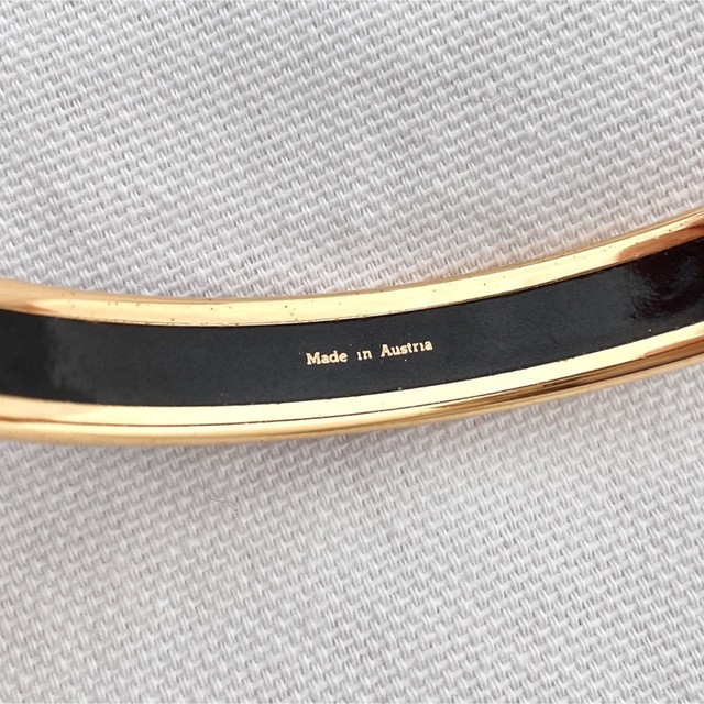 HERMES エルメス エマイユ 七宝焼き 扇子柄 ブレスレット バングル 美