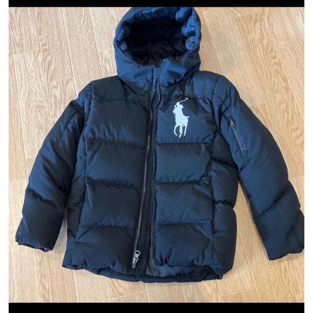 Ralph Lauren(ラルフローレン)のラルフローレン　ダウンコート　120 130 黒 キッズ/ベビー/マタニティのキッズ服男の子用(90cm~)(ジャケット/上着)の商品写真