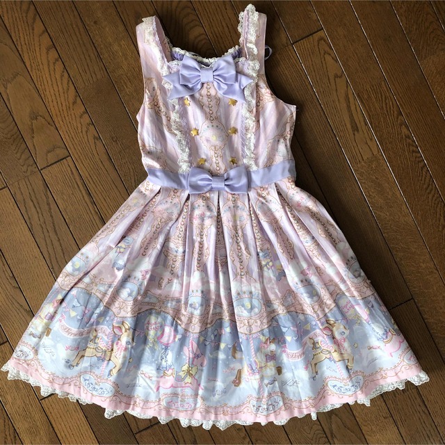 Angelic Pretty(アンジェリックプリティー)のAngelic Pretty  Fantasic Carnival JSK KC レディースのワンピース(ひざ丈ワンピース)の商品写真