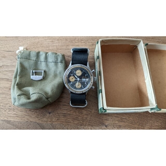 【美品】L.L.Bean✕HAMILTON FIELD WATCH クロノグラフ