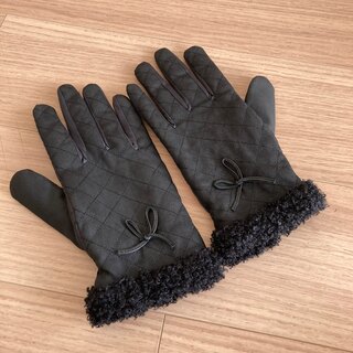 婦人手袋 ブラック22cm(手袋)