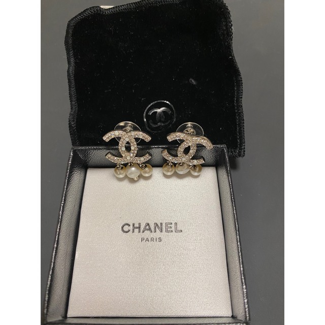 CHANEL - シャネル CHANEL ピアス ココマーク パール メタル フェイク