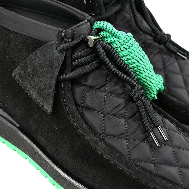 MONCLER Genius x Clarks モンクレール WALLABEE ワラビー イタリア正規品 新品 BLACK GREEN ブラック