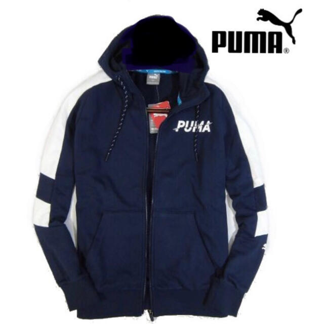 プーマ PUMA Lサイズ スウェット フード ベロア ジャケット