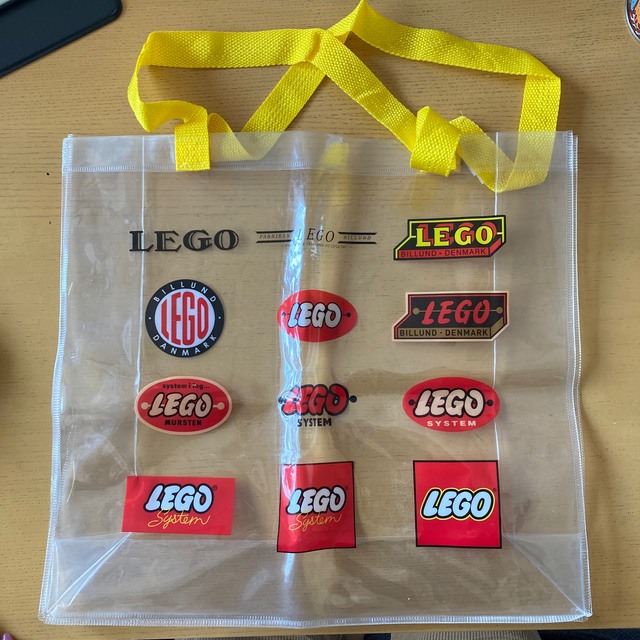 Lego(レゴ)のレゴ　ビニールバック　非売品 エンタメ/ホビーのコレクション(ノベルティグッズ)の商品写真