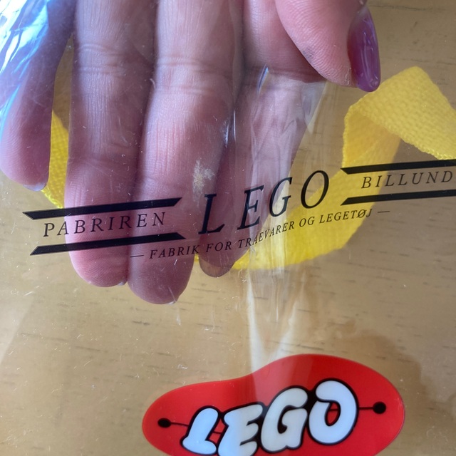 Lego(レゴ)のレゴ　ビニールバック　非売品 エンタメ/ホビーのコレクション(ノベルティグッズ)の商品写真