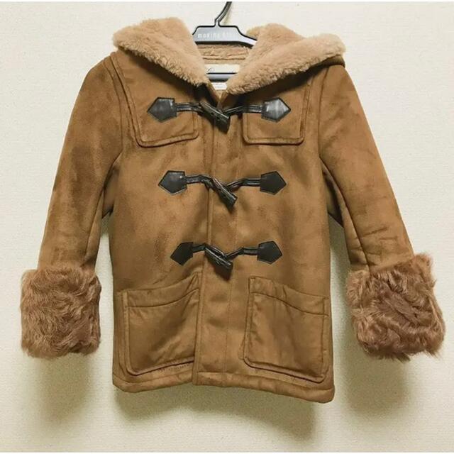 Lovedrose&Co. モコモコ  茶色　ブラウン　ダッフルコート レディースのジャケット/アウター(ダッフルコート)の商品写真