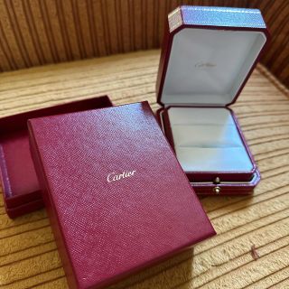 カルティエ(Cartier)のカルティエ　指輪ケースと箱のセット！(その他)