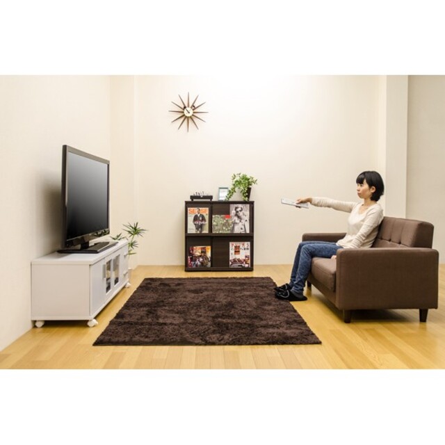 【新品/送料無料】収納TVラック テレビボード ローボード テレビ台 インテリア/住まい/日用品の収納家具(リビング収納)の商品写真