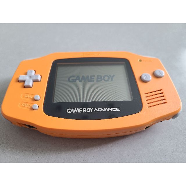 ゲームボーイアドバンス オレンジ【おおむね美品・ほぼ完動品】GBA 本体携帯用ゲーム機本体