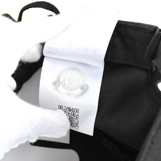 MONCLER モンクレール ブラックキャップ帽子 3b00008 0U082 999 イタリア正規品 新品 MAT BLACK