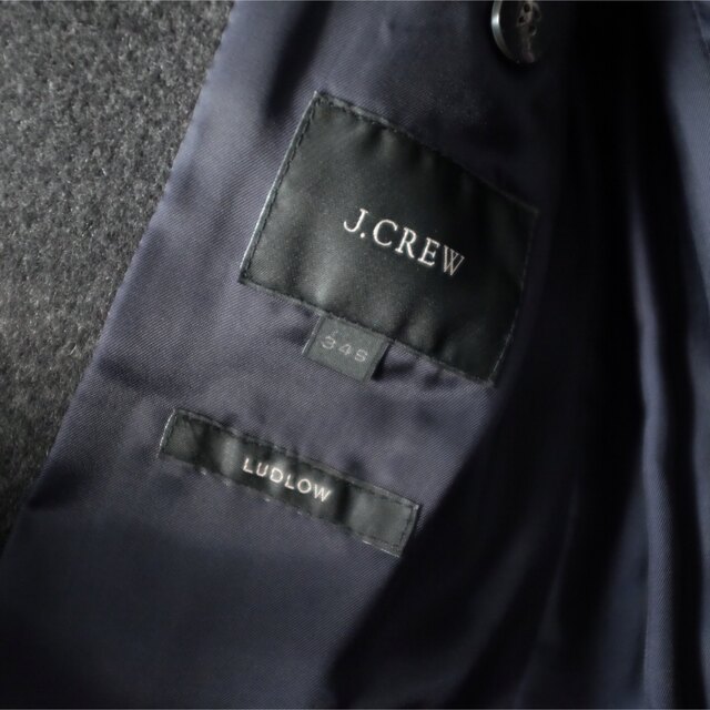 J.Crew(ジェイクルー)のJ.Crew Ludlow チェスターコート　カシミアウール　グレー レディースのジャケット/アウター(チェスターコート)の商品写真