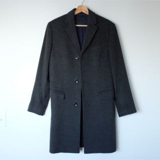 ジェイクルー(J.Crew)のJ.Crew Ludlow チェスターコート　カシミアウール　グレー(チェスターコート)