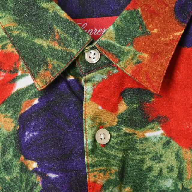 Supreme Brushed Floral Shirt フローラル シャツ