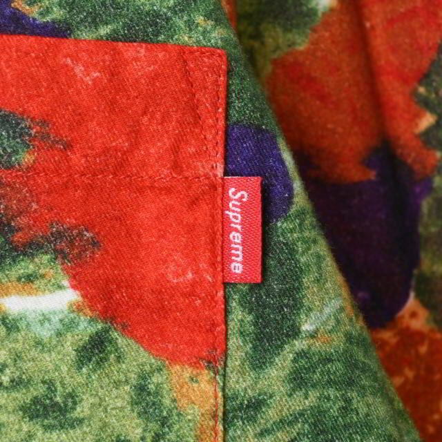 Supreme Brushed Floral Shirt フローラル シャツ