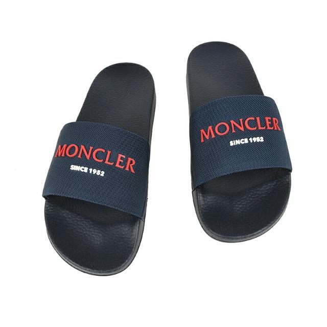 MONCLER モンクレール サンダル イタリア正規品 BASILE X 778 新品 ネイビー | フリマアプリ ラクマ