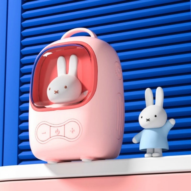 miffy(ミッフィー)の[MIPOW] ミッフィー ポータブルスピーカー ピンク [BT36] スマホ/家電/カメラのオーディオ機器(スピーカー)の商品写真