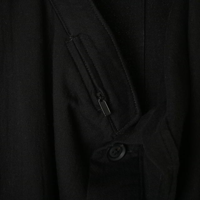 Yohji Yamamoto(ヨウジヤマモト)のYohji Yamamoto ウール混 ストール付き コート メンズのジャケット/アウター(その他)の商品写真