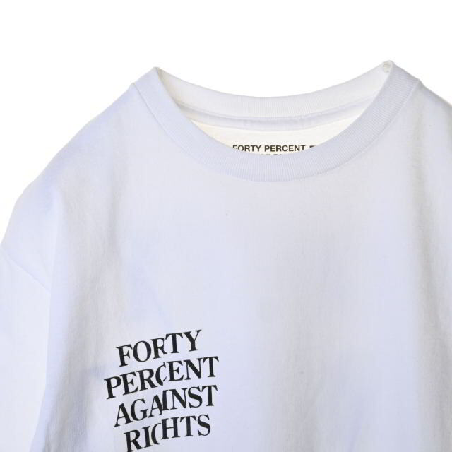 FORTY PERCENTS AGAINST RIGHTS 90' Tシャツ L